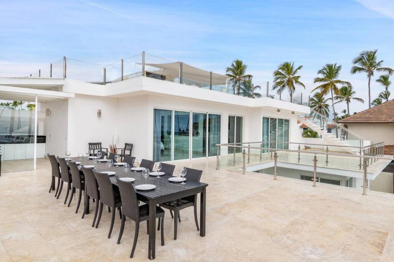 Villa Pandora Beach Front Villa With Chef Game Room Pool Punta Cana Exterior photo